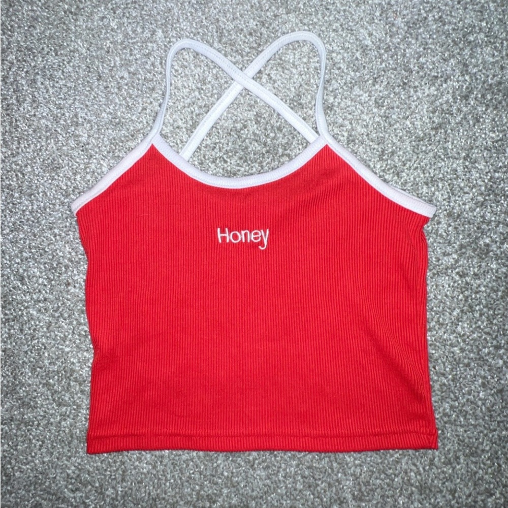 Red Crop Top❤️🤍